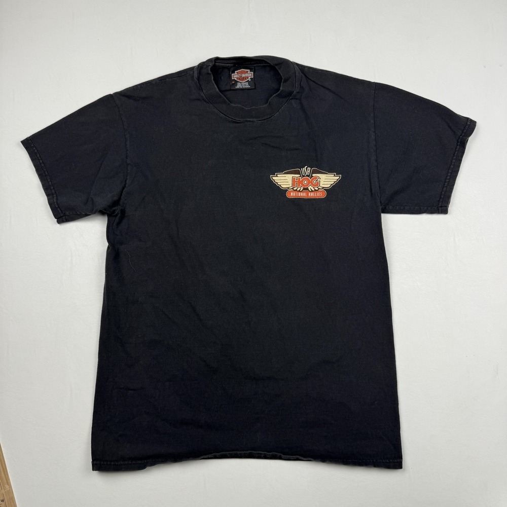 Vintage Harley-Davidson Shirt Mens Medium HOG National Rallies 1997 90s